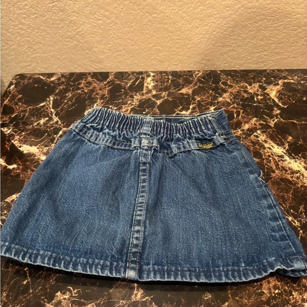 Vintage Osh Kosh Denim Skirt- Made in‎ USA